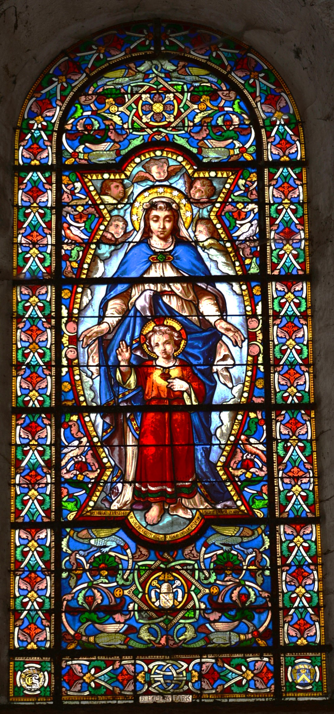 Vitrail "Notre-Dame du Sacré-Cœur"