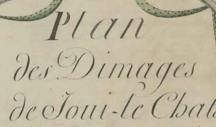 1645 – Plan des dimages