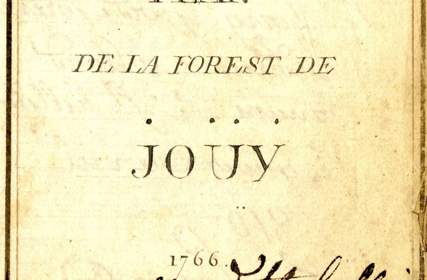 1766 – Plan de la forêt de Jouy